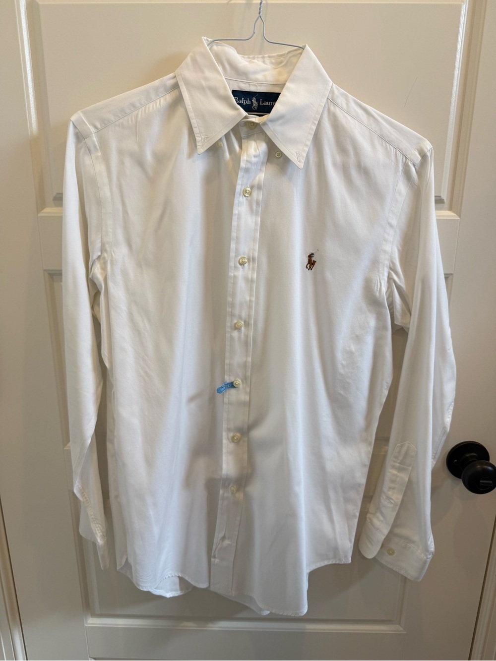 Ralph Lauren White Long-Sleeve Button Shirt